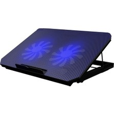 Concord C-883 2 Fanlı Işıklı Standlı  Laptop Soğutucu