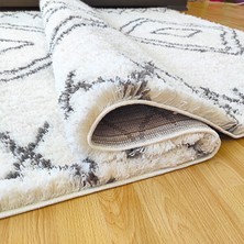 Galaksi Home  Pofuduk Serisi Post Dokuma Halı Polyester Shaggy Halı Salon Oturma Odası Halısı H391A