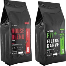 Dozze Fit Yüksek Kafein + House Blend Filtre Kahve 2 x 250 gr