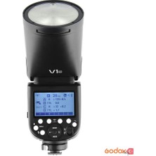 Godox V1 Sony Uyumlu Tepe Flaş Yuvarlak Kafa