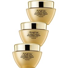 Avon Anew Ultimate Multi-Performance Gece Kremi 50 Ml. Üçlü Set