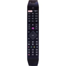 Alfa Weko Kl Vestel Netflıx-Mor Tuşlu Yeni Üstü Camlı-Hıtachı Rc 49141 LED Tv Kumanda (RC49141-30095562)