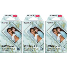 Fujifilm Instax Mini Blue Marble Film Seti 10 x 3'lü