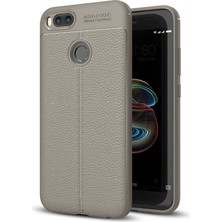 MobaxAksesuar Xiaomi Mi 5x Kılıf Deri Tarzı Niss Silikon Case