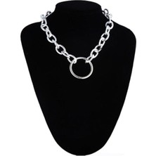 Giraffe Kalın Zincir Halkalı Kolye