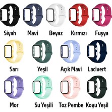 Ally Apple Watch Uyumlu 4-5-6 40MM Silikon Kordon Kayış ve Ekran Koruyucu Kılıf