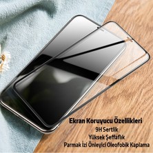 Ally Iphone 11 6.1 2in1 Full Glue Tempered Cam Ekran Koruyucu +Kamera Lens Set AL-34282