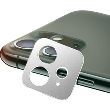 Ally iPhone 11 6.1 3D Metal Kamera Koruyucu Metal Lens AL-34288