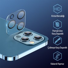 Ally Iphone 12 Pro Max 3D Full Tempered Glass Cam Kamera Koruyucu AL-34308