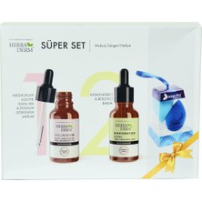 Herbaderm Süper Set Superserum Hyaluronic 3D 30 Ml+Biohydration 30 ml + Hediye Makyaj Süngeri