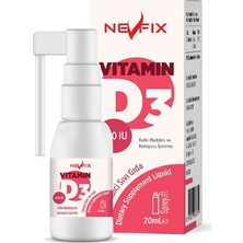 Nevfix Coenzyme Q10 200 Mg Koenzim Resveratrol Q10 Karamuk 120 Tablet & Vitamin D3 400 Iu 20 ml Sprey (Sıvı)