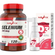 Nevfix Selenyum 200 Mcg 120 Tablet & Selenyum 200 Mcg 120 Tablet