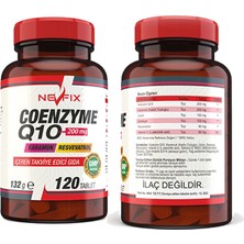 Nevfix Vitamin D3-K2 120 Tablet & Coenzyme Q10 200 Mg Koenzim Resveratrol Q10 Karamuk 120 Tablet