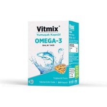 Vitmix Omega-3 Yumuşak Kapsül 1000 Mg 30 Kapsül