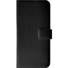 Microsonic Xiaomi Redmi 9t Kılıf Delux Leather Wallet Siyah