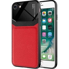 Microsonic Apple iPhone Se 2020 Kılıf Uniq Leather Kırmızı