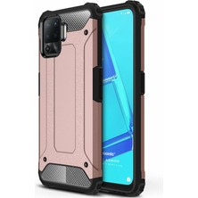 Microsonic Oppo Reno 5 Lite Kılıf Rugged Armor Rose Gold