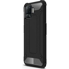 Microsonic Oppo Reno 5 Lite Kılıf Rugged Armor Siyah