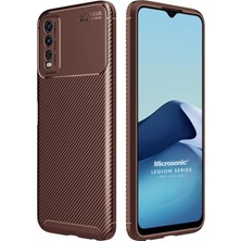Microsonic Vivo Y20S Kılıf Legion Series Kahverengi