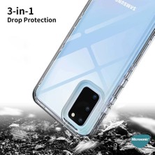 Microsonic Samsung Galaxy S20 Fe Kılıf 6 Tarafı Tam Full Koruma 360 Clear Soft Şeffaf