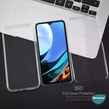 Microsonic Xiaomi Redmi 9t Kılıf 6 Tarafı Tam Full Koruma 360 Clear Soft Şeffaf