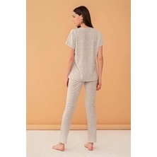 Feyza 4010 Bayan Kısa Kollu Pijama Takımı