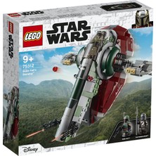 LEGO® Star Wars# Boba Fett#in Starship##i 75312 - 9 Yaş ve Üzeri Star Wars Sevenler İçin Mandalorian ve Boba Flett Minifigürü İçeren Yaratıcı Oyuncak Yapım Seti (593 Parça)