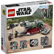 LEGO® Star Wars# Boba Fett#in Starship##i 75312 - 9 Yaş ve Üzeri Star Wars Sevenler İçin Mandalorian ve Boba Flett Minifigürü İçeren Yaratıcı Oyuncak Yapım Seti (593 Parça)