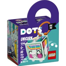 LEGO DOTS Tek Boynuzlu At Çanta Süsü 41940 - El Sanatları Seven Çocuklar için Yaratıcı Kendin Yap Oyuncak Yapım Seti (80 Parça)