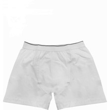 Sedef 2 Adet Beyaz Renk Likralı Boxer