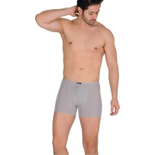 Berrak 2 Adet Gri Renk Ince Kemerli Modal Boxer