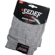 Sedef Gri Renk Havlu Bel Boxer