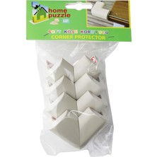 Home Puzzle Soft Köşe Koruyucu 4'lü Gri