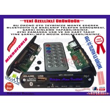 Class USB123 12 Volt Sd+Af+Vr Oto Teyp Mikrofonlu Usb/sd Çevirici Dijital Player USB Board