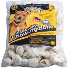 Doglife 201180-DOGLIFE Beyaz Düğümlü Köpek Ödül Kemik 30 gr 40 Adet