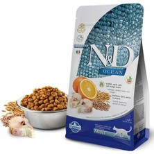 N&d Düşük Tahıllı Balıklı Portakallı Yetişkin Kedi Maması 1,5 kg