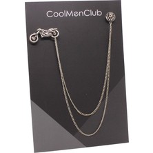 Coolmenclub Motorsiklet Figürlü Ceket Yaka Iğnesi