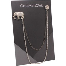 Coolmenclub Fil Figürlü Ceket Yaka Iğnesi