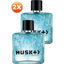 Avon Musk Freeze Erkek Parfüm Edt 75 Ml. Ikili Set