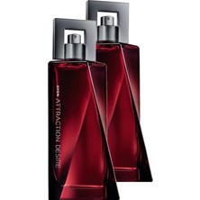 Avon Attraction Desire Erkek Parfüm Edt 75 Ml. Ikili Set