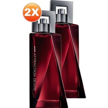 Avon Attraction Desire Erkek Parfüm Edt 75 Ml. Ikili Set