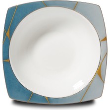 Korkmaz Bone Selection 60 Parça Kare Yemek Takımı
