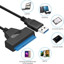 Tigdes USB Sata 3 Kablo Sata USB 3.0 Adaptörü 6 Gbps Destek 2.5 Inç Harici SSD HDD Sabit Disk 22 Pin