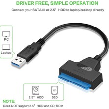 Tigdes USB Sata 3 Kablo Sata USB 3.0 Adaptörü 6 Gbps Destek 2.5 Inç Harici SSD HDD Sabit Disk 22 Pin