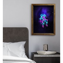 Bk Gift Yatak Odası Konseptli Doğal Masif Ahşap Çerçeveli Tablo 45X65CM-22