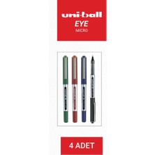 Uni Uni-Ball Eye Fıne UB-157 Roller Kalem. 4 Renk Set