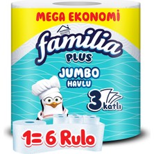 Familia Plus 1=6 Jumbo Havlu