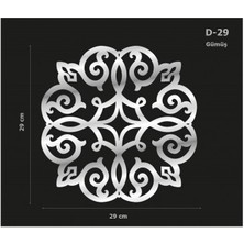 Show Bazaar Aynalı Pleksi Mobilya Süsü D-29 Seçenekli