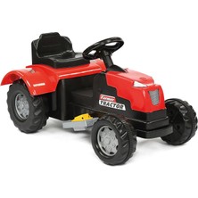 Uj Toys Farmer Römorklu Akülü Traktör 6V-KIRMIZI