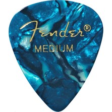 Fender 351 Premium Celluloid Picks Ocean Turquoise - Medium - 1 Adet Pena